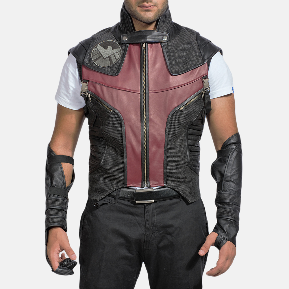 Mens Archer Leather Vest